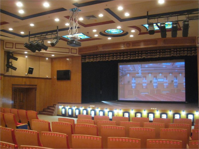 ترميم مسرح إدارة التربية والتعليم بمنطقة تبوك