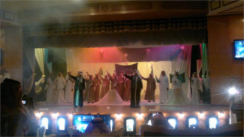 ترميم مسرح إدارة التربية والتعليم بمنطقة تبوك