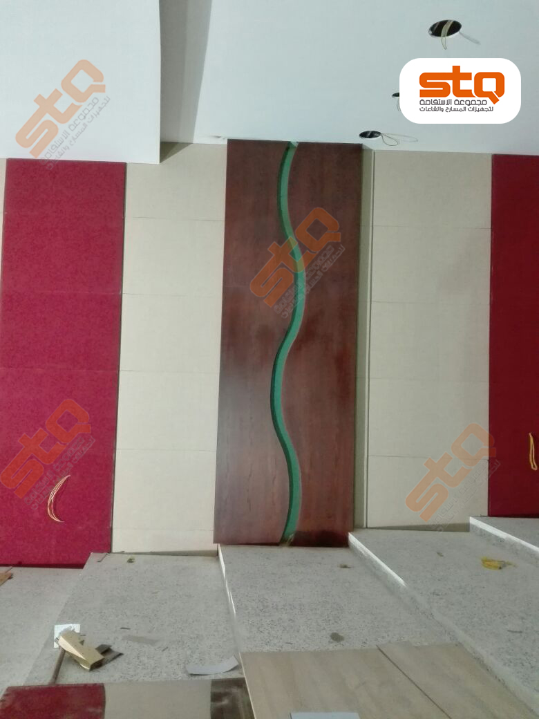 تجهيز وتأثيث مسرح النادي الأدبي بأبها